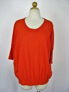 Pullover Oberteil Leinen Strick Top Langenlook Oberteil J Rundhalsausschnitt Schulterfrei lässig XXS 75 $ - Bild 1 von 7