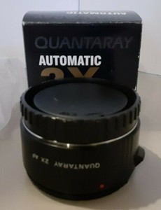 Quantaray Automatic 2x  AF Teleconverter for Minolta Mount Cameras - with Covers