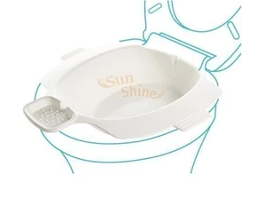 Personal Bidet Portable Bowl Home Hygiene Aid Help Soap Dish Standard Toilet NEW - Picture 1 of 5