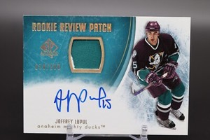 2007-08 UD SP Authentic Rookie Review RR-JL Joffrey Lupul 70/100 Anaheim 
