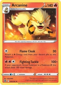 Arcanine 020/195 Rare Silver Tempest Pokemon TCG NM - Bild 1 von 1