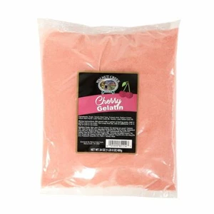 Gelatina de cereza || 1,5 libras || Mezcla de postre a granel con sabor a fruta en polvo - Imagen 1 de 2