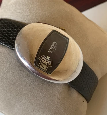 Reloj Disco Digital Basis Jump Hour Años 60 De Colección Azul 17j 28mm*38mm Hombres Raro Foto 1 de 4