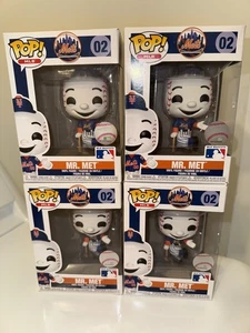 SEALED Mr Met Blue Jersey New York Mets MLB Maskottchen Funko Pop 02 Vaults NYM LOT - Bild 1 von 4