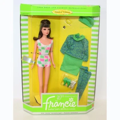 Muñeca reproducción Barbie 30 aniversario Francie #14609 Mattel 1997 en caja original Foto 1 de 3