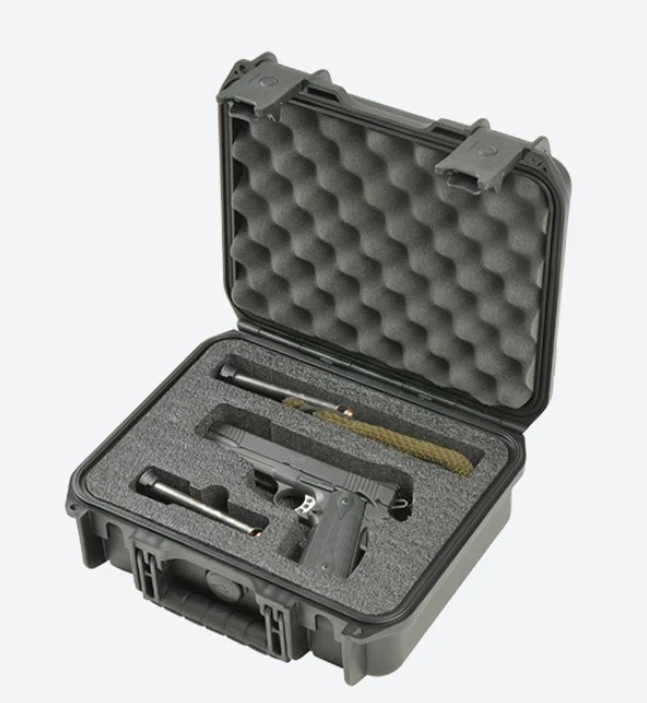 SKB 3I-1610-10B-M iSeries Multi Hand Gun case, Custom Foam, 4 Gun, Black - Image 1 of 1