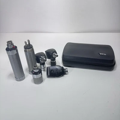 2 ручки отоскопа Welch Allyn — 1 подключаемый модуль, 1 перезаряжаемый, 2 головки, НОВАЯ батарея - Изображение 1 из 4