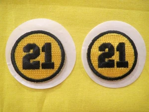 Roberto Clemente "21" patch/ set of 2 - Picture 1 of 1
