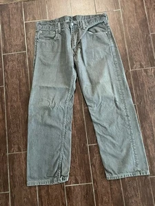 Levi's 569 Men’s Relaxed Straight Loose Leg Jeans Gray 34x30 Nice Pants - Picture 1 of 16
