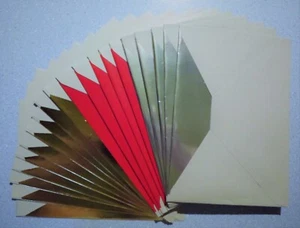 Envelopes w/ Inside Contrasting Lining - Groovy Grays - 5X7" - Asst. pk. of 20 - Picture 1 of 4