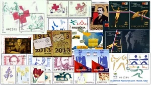 Albania Stamps 2013. Complete year all issues. Set and Souvenir sheet. MNH - Picture 1 of 1