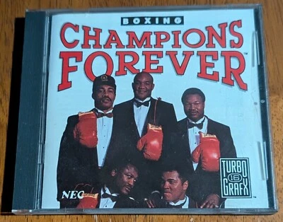 TurboGrafx 16 Champions Forever Boxing Case, Manual, HuCard Very Good Condition* - Image 1 of 4