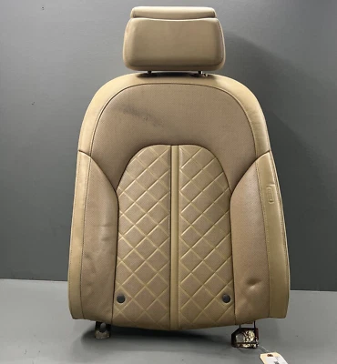 AUDI A8 Quattro 2011-18 asiento trasero izquierdo lado del conductor cojín superior y reposacabezas OEM Foto 1 de 4