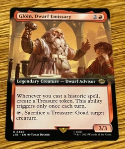 MTG Lord of the Rings, Gloin, Dwarf Emissary - Extended Art - Picture 1 of 1
