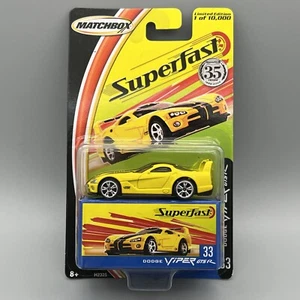 Matchbox Superfast Dodge Viper GTS R #33 Free Shipping Read Description - Picture 1 of 7