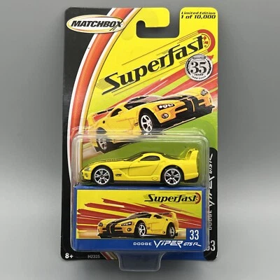 Matchbox Superfast Dodge Viper GTS R #33 Free Shipping Read Description - Image 1 of 4