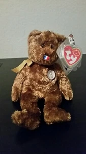 Champion the Bear - Ty Beanie Babies - Copa Mundial de la FIFA 2002 Francia Bear - Imagen 1 de 4