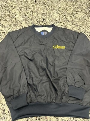 Jaqueta masculina vintage Port & Company pulôver de náilon azul médio forrada de cassino Belterra - Imagem 1 de 4