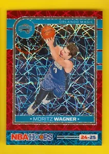 2024-25 NBA Hoops Premium Stock 105 Moritz Wagner Red Lazer Prizms 86/99 - Picture 1 of 2