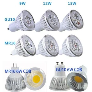 LED Bright Globe Spot Light GU10 MR16 6W 9W 12W 15W 220V 12V Downlight Bulbs AU - Picture 1 of 20