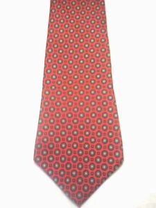 Wynwood collection multicolor geometric silk 56" classic pointed tie made in USA - Picture 1 of 3