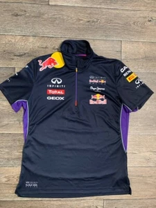 Infiniti Red Bull Racing Zip Pepe Jeans Polo Jersey Shirt Men’s Size XL - Picture 1 of 8