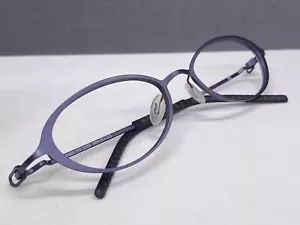 Adidas Brille Damen Blau lila oval eckig schmal Metall A865 Vollrand - Bild 1 von 13