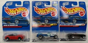 Lot of 3 1999 Hot Wheels - BMW M Roadster ' 65 Corvette Rigor Motor - Picture 1 of 2