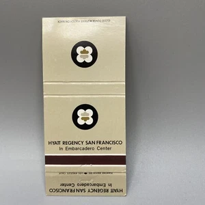  Matchbook Cover Retro Advertising Hyatt Regency San Fransisco Embarcado Center - Picture 1 of 2