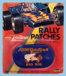 VINTAGE - TOPPER TOYS - JOHNNY LIGHTNING - RALLY PATCHES - BIG RIG - MOC - Picture 1 of 3