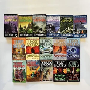 Terry Brooks 16 Book Paperback Lot Shannara, Word & Void, Magic Kingdom Landover - Picture 1 of 4