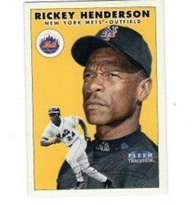 2000 Fleer Tradition #390 Rickey Henderson NM-MT