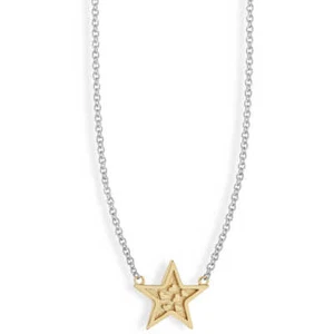 Collana donna oro bianco e giallo 9 kt con stellina Comete Gioielli KGLB 1396 - Imagen 1 de 2