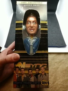 Muñeca NSYNC Lance Bass Bobble Head 2001 8 pulgadas Best Buy Excl, nueva en caja - Imagen 1 de 6
