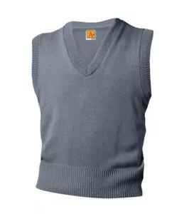 A PLUS CAREER APPAREL 6600 Unisex V-Neck Pullover Jersey Knit Sweater Vest LARGE - Picture 1 of 2