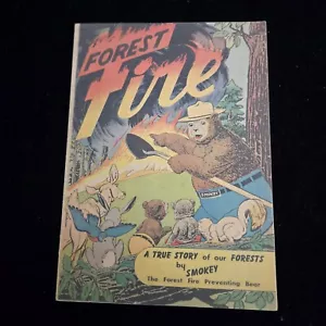 1950, 1ST EDITION, 1ST PRINTING OF 1ST SMOKEY BEAR COMIC GIVEAWAY, "FOREST FIRE" - Picture 1 of 13