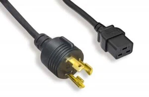 SF Cable 8ft NEMA L6-30P to C19 Power Cord 12AWG 20A 250V - Picture 1 of 1