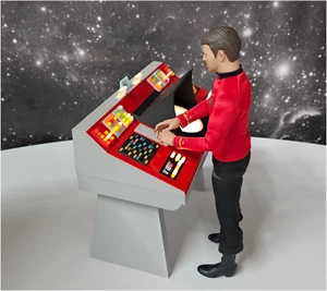 Sixth Scale Lighted Star Trek TOS Transporter Console QMx / 12 Inch Figures - Picture 1 of 3