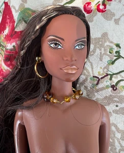 Vintage 1995 FASHION ROYALTY ADELE MAKEDA JASON WU Custom Painted Doll Nude RARE - Picture 1 of 5