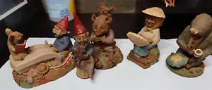 Lote de 5 Tom Clark Gnomos PC y Manuel El Viento y El Sauce Teddy Dot Com - Imagen 1 de 23