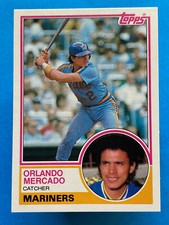 1983 Topps Traded Orlando Mercado #71T Seattle Mariners