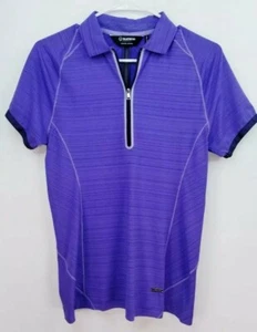 SUNICE Coolite Golf Polo Shirt, Womens Sz XS, Purple, Short Sleeves, NEW, BC3117 - Picture 1 of 12
