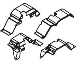 Absima Fender Set AB-1230626 CR3.4 SHERPA, CR3.4 SHERPA PRO,  - Bild 1 von 1