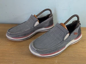 Skechers Elson Amster Moccasin Slip On Sneaker/Shoes Men's 7.5 Uk.  SN 65391 - Picture 1 of 15