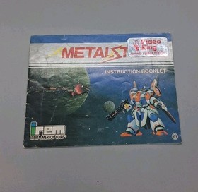 Metal Storm MANUAL ONLY Good Condition (Nintendo, NES 1991) Irem