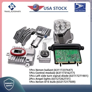 Xenon Ballast Bulb LED Diode Module Unit Kit Left For 2013 BMW ActiveHybrid 5 M5 - Picture 1 of 12