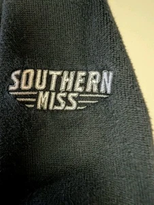 Southern Mississippi Golden Eagles Embroidered L Cutter&Buck 1/4 Zip Elbow Patch - Picture 1 of 14