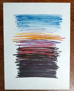 Yaacov AGAM Original lithograph "New York Paris par concorde", 1979 - Picture 1 of 4