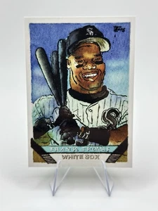 2025 Topps Shoebox Treasures Frank Thomas #18 pintura salpicadura trasera/15 SSP - Imagen 1 de 3