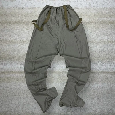 Vintage 90s Military Waders Mens L Green 100% Polyvinyl Chloride Waterproof - Image 1 of 4